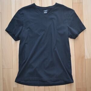 J Crew Short Sleeve Tee Women's Size M Black